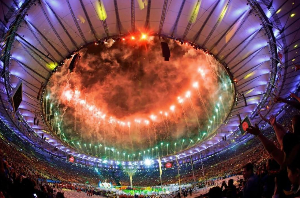 Oiled Chests, Super Mario, And Simone Biles Make The 2016 Olympics Closing Ceremony Unforgettable