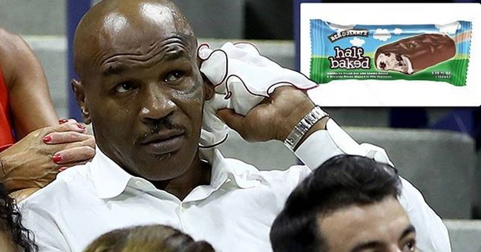 Mike Tyson Stole A Ben and Jerry’s Ice Cream Bar At The U.S. Open