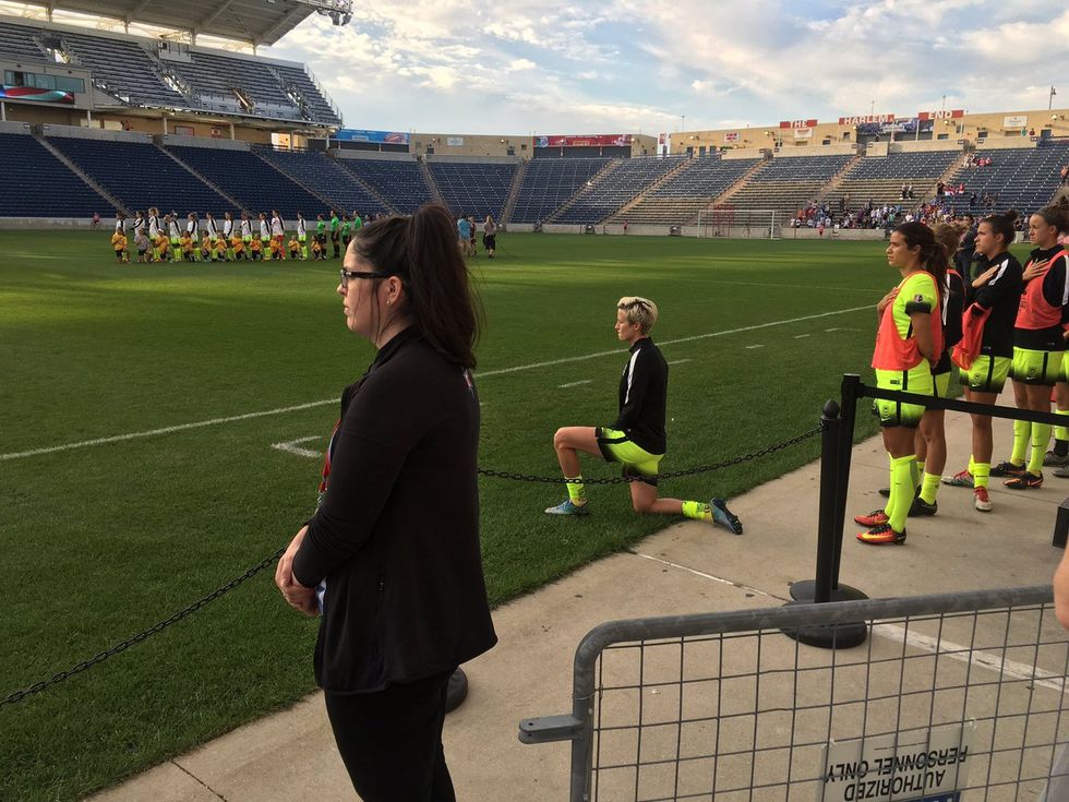 U.S. Soccer Star Finds Way To Lend Her Support To Colin Kaepernick