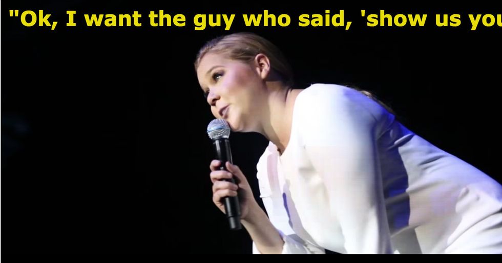 Amy Schumer Hilariously Owns Sexist Heckler Who Didn’t Know When To Quit
