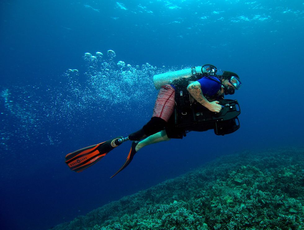 How Scuba Diving Is Being Used To Heal Wounded Veterans