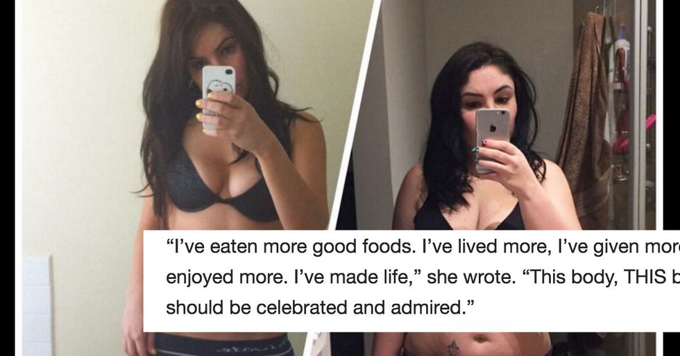 Mom's Before And After Baby Body Photos Send An Inspiring And Honest Message