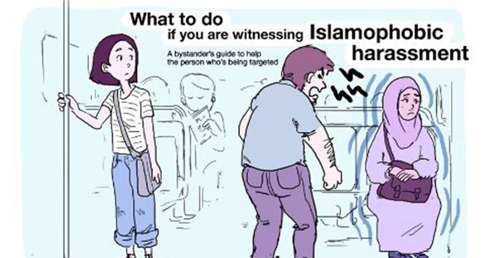 French Artist Shows How To Confront Islamophobes In Public