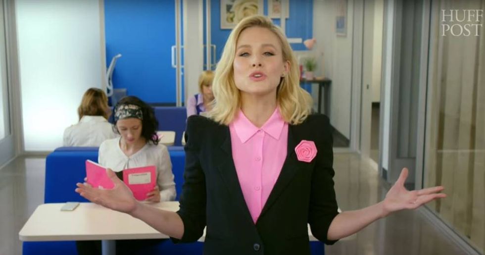Kristen Bell’s New Video Satirizes Discrimination In The Workplace
