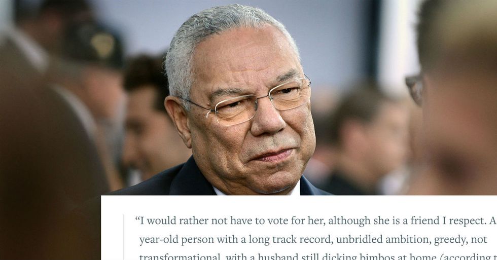Colin Powell Calls Trump ‘National Disgrace’