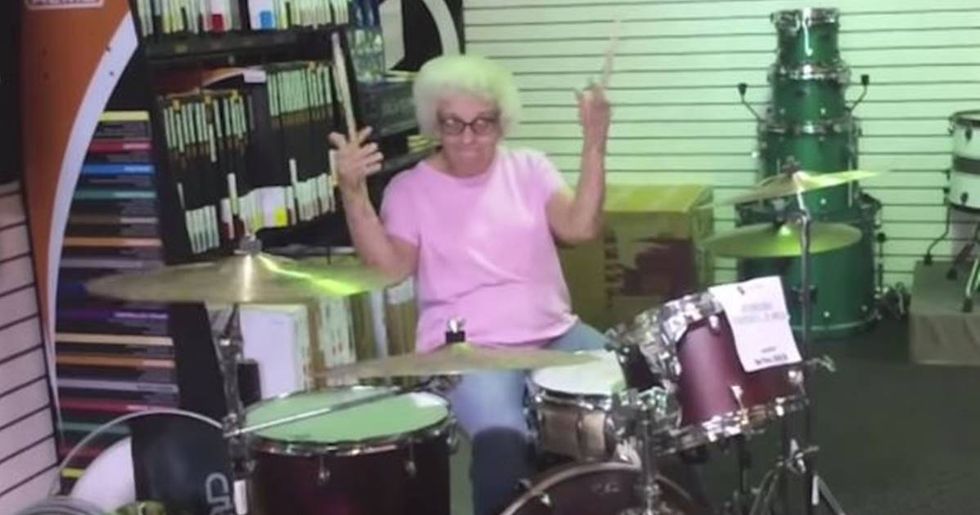 This Video Of A Drumming Senior Citizen Has Been Seen Nearly 7.5 Million Times