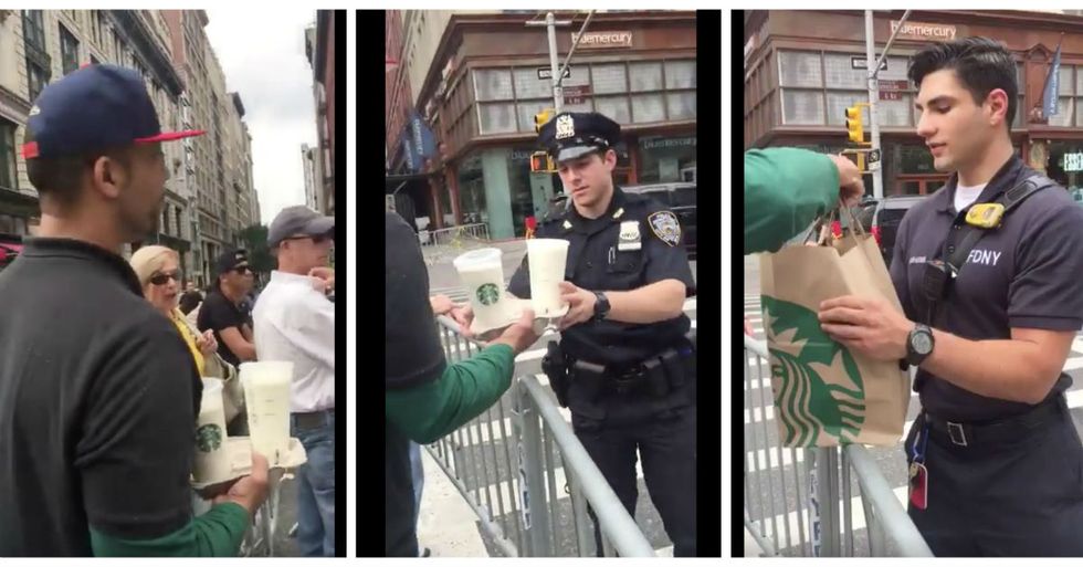 One Man’s Small Act Of Kindness For NYC Cops Is Going Viral