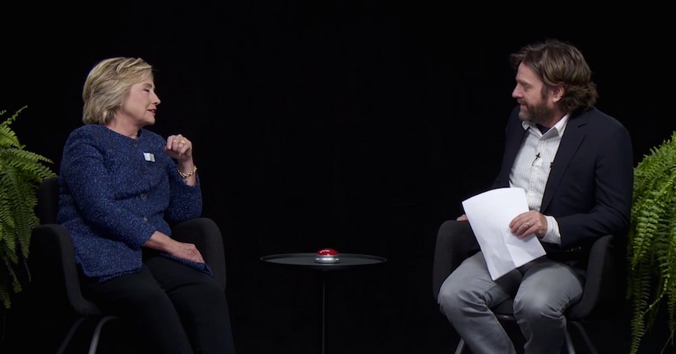 Hillary Clinton Proves She Has A Funny Side On “Between Two Ferns”