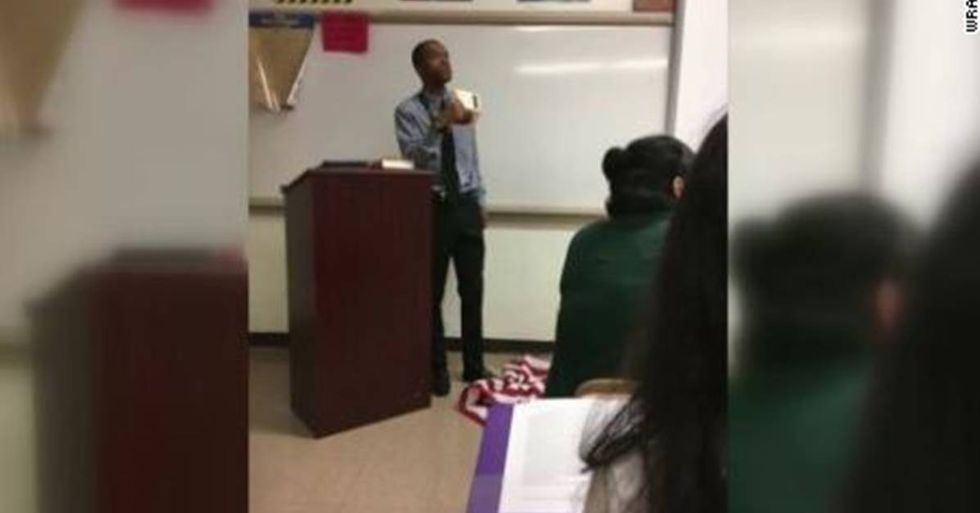 Middle School Teacher Receives Death Threats After First Amendment Lesson