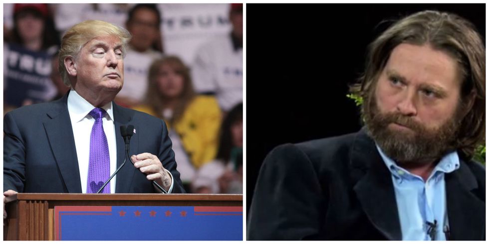 Zach Galifianakis Explains Why We’ll Sadly Never See Trump On Between Two Ferns