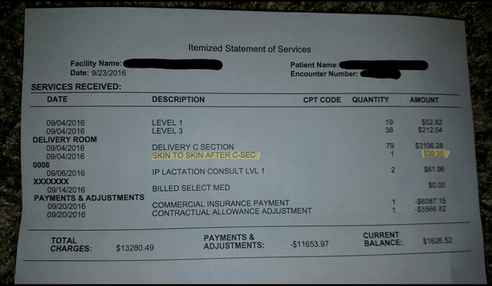 Hospital Charges Mother $40 To Hold Her Own Baby After Birth