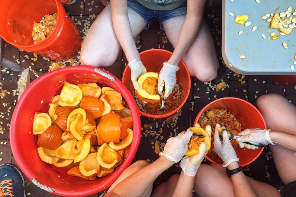 4,000 Pounds of Pumpkin, And A Little Beer, Brings This New England Community Together