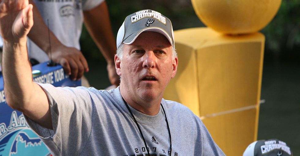 Spurs Coach Gregg Popovich Offered Some Inspirational Words To An NBA Ref After He Came Out As Gay