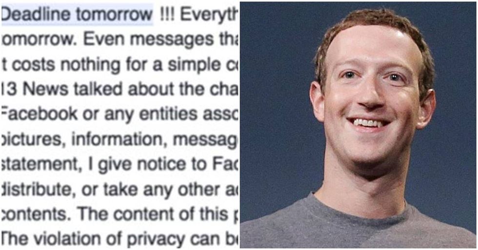 Facebook’s ‘Privacy Warning’ Hoax Is Going Viral Again
