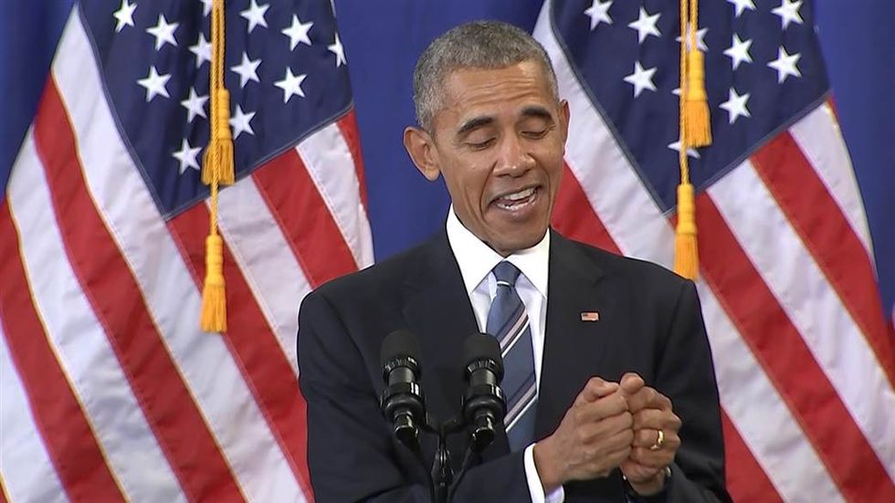 Obama Imitating His Daughters On Their Phones Proves He's Everyone's Dad
