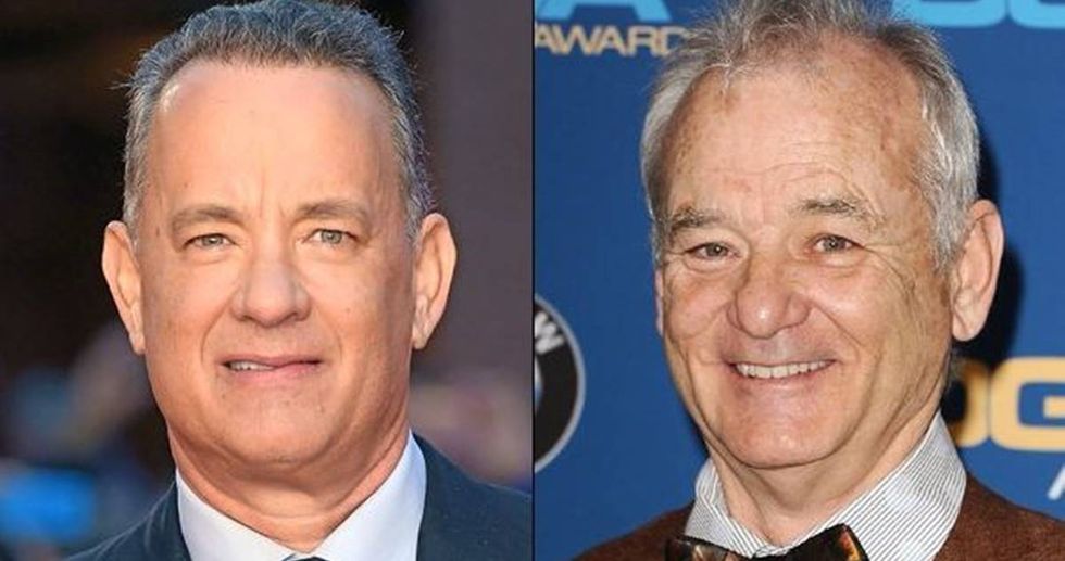 People Are Arguing Whether This Is A Picture Of Tom Hanks or Bill Murray