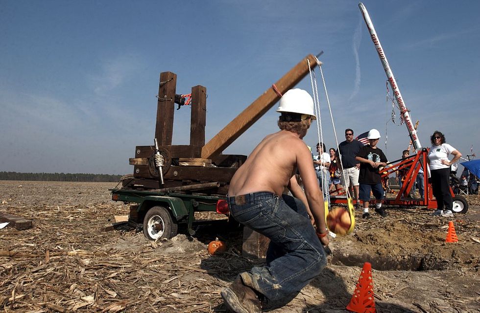 Inside The World’s Craziest Pumpkin-Launching Machines
