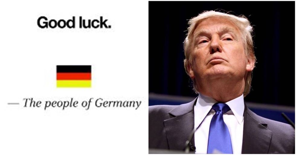 Tweet From ‘The People Of Germany’ Warns Americans About Trump