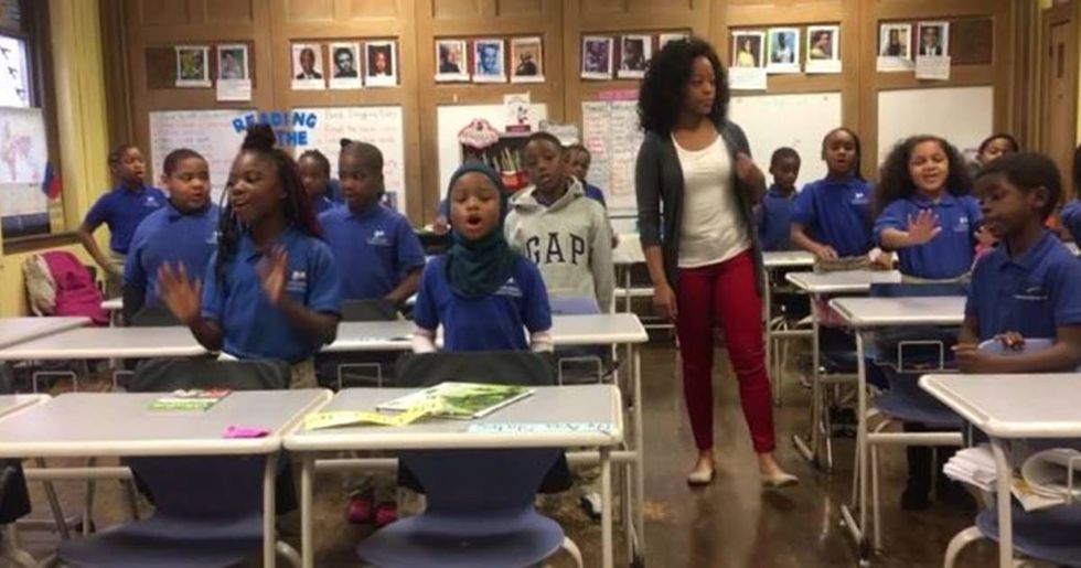 Third Grade Teacher’s Empowering Lesson To ‘Push through’ During
