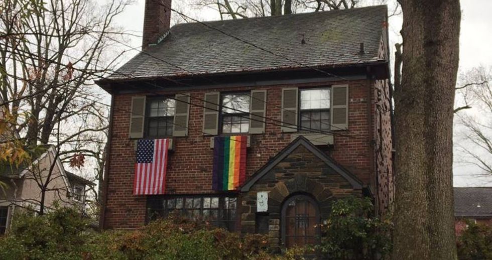 Mike Pence’s New D.C. Neighbors Greet Him By Hanging Gay Pride Flags