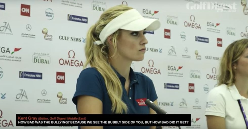 A Pro Golfer Was Asked About Cyberbullying And Responded With Eye-Opening Insight