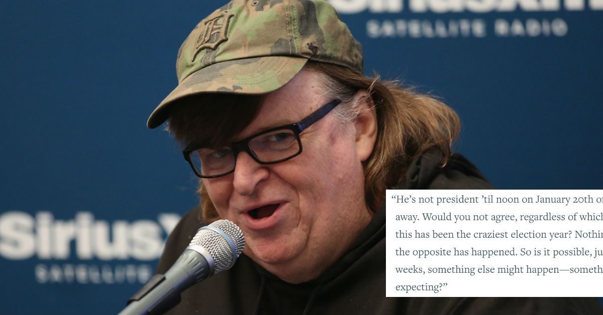 Michael Moore Predicts Trump Will Never Take Office - GOOD