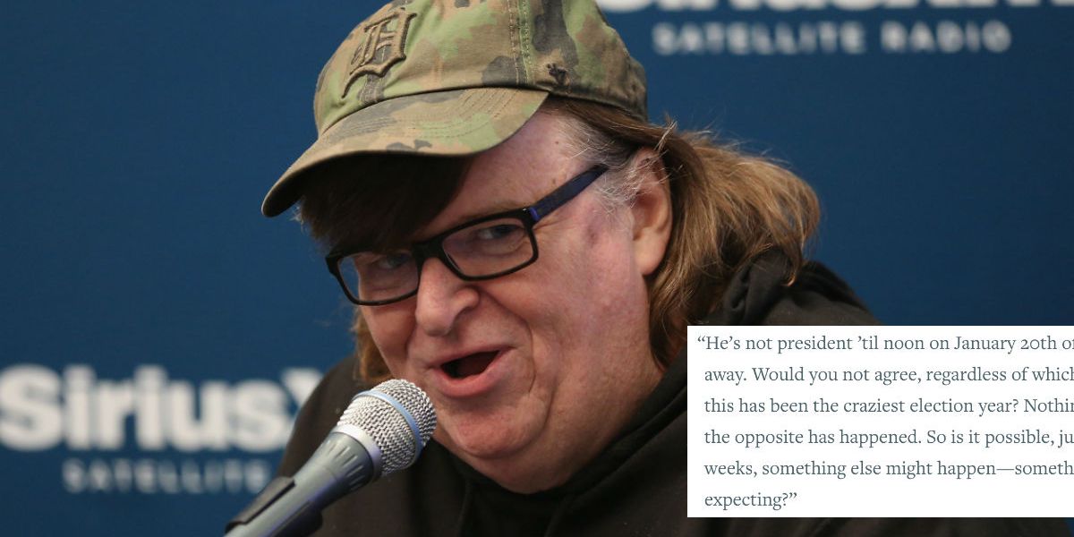 Michael Moore Predicts Trump Will Never Take Office GOOD