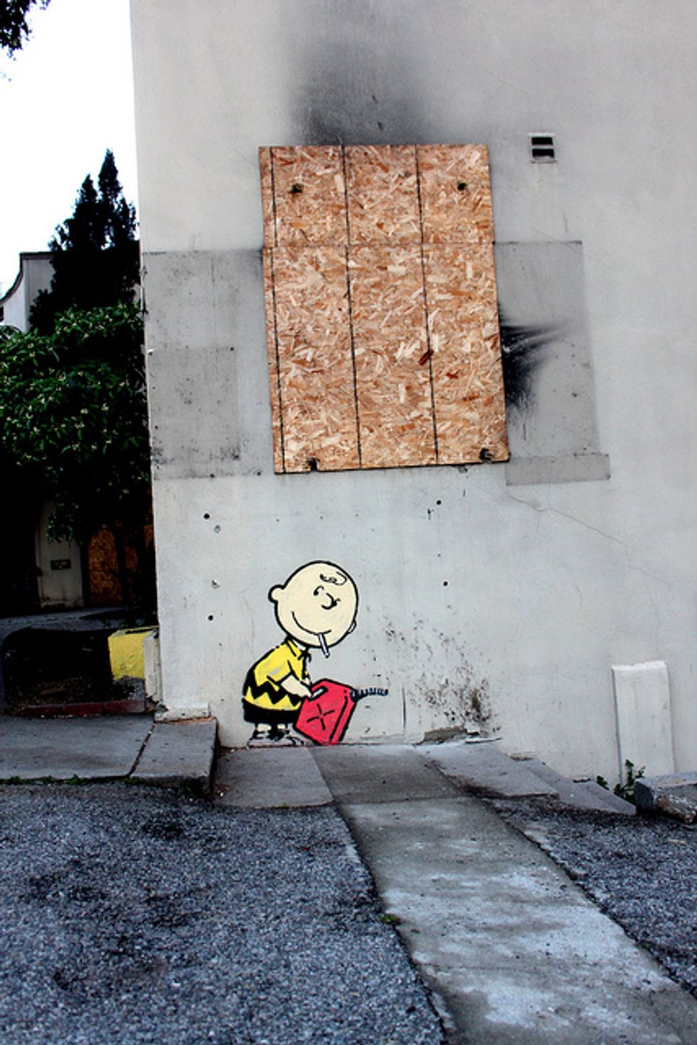 Banksy Takes Los Angeles Documenting The Street Artist's Tour of