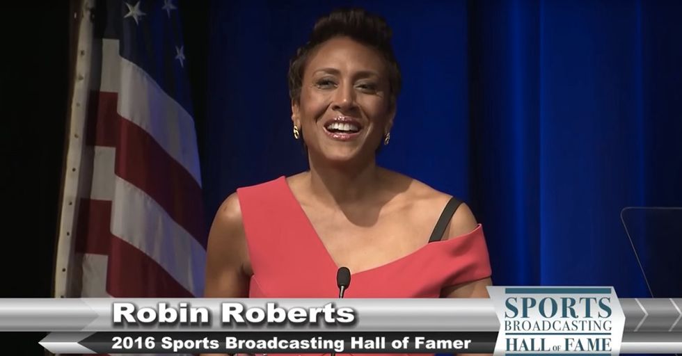 Watch Robin Roberts Share An Inspiring, Hopeful Message With Her Hall Of Fame Speech