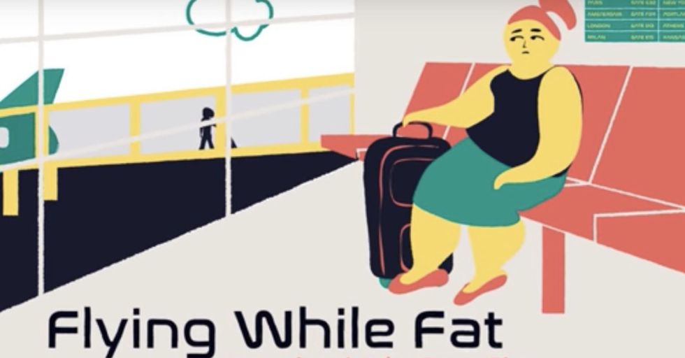 ‘Flying While Fat’: An Animated Video Showing What Overweight People Encounter While Traveling
