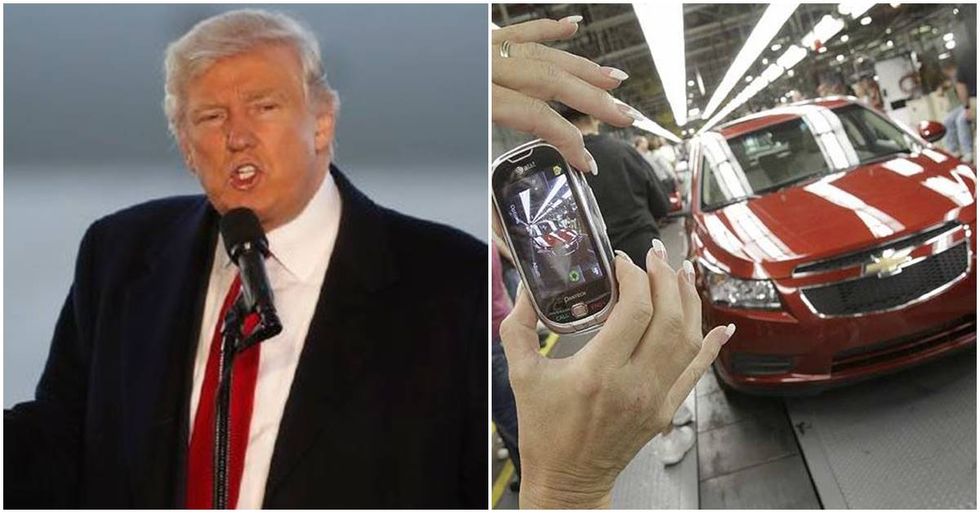 Trump Incorrectly Scolds General Motors On Twitter