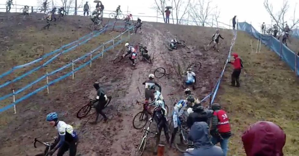 This Mountain Biking Race Is A Muddy Catastrophe You Can’t Stop Watching