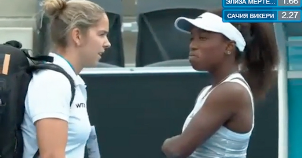 Watch These Two Tennis Players Try To Lose Their Match For A Fascinating Reason