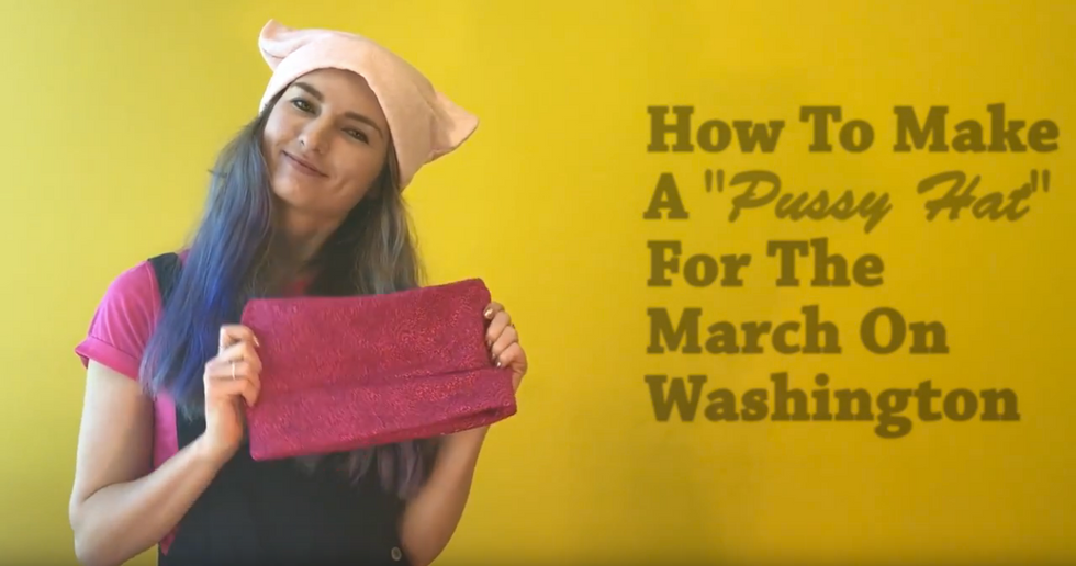 Yes, Even You Can Make This Pussy Hat For The March On Washington