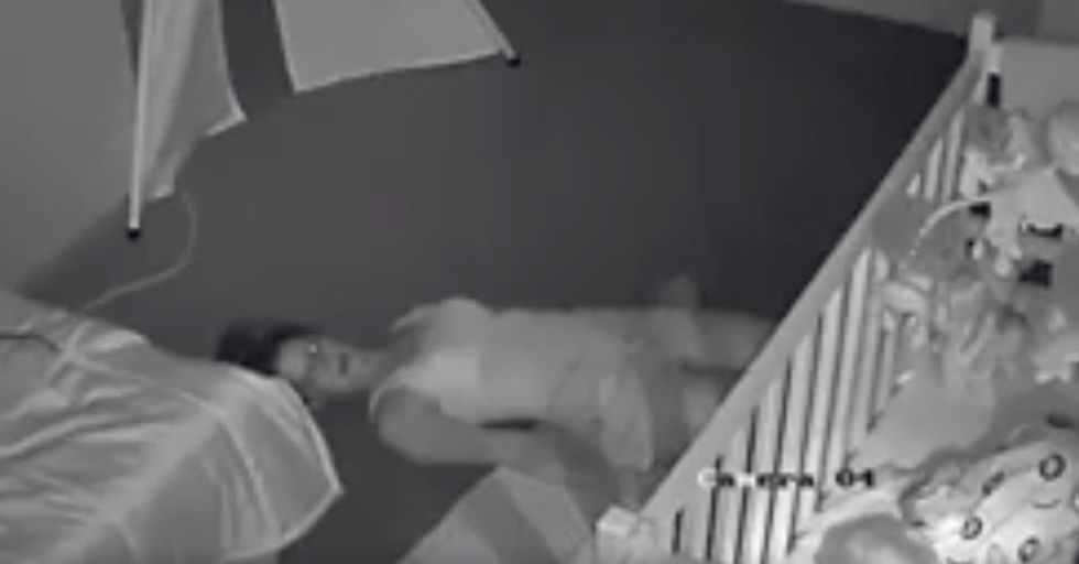 Every Parent Can Relate To This Hilarious Mom Sneaking Out Of Her Sleeping Baby’s Room