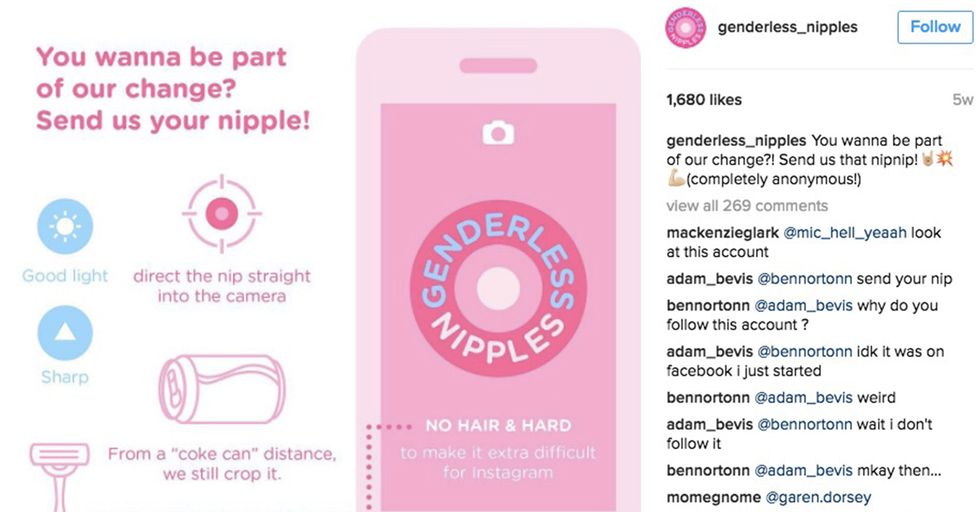 The Instagram Account ‘genderless-nipples’ Has The Social Media Censors Stumped