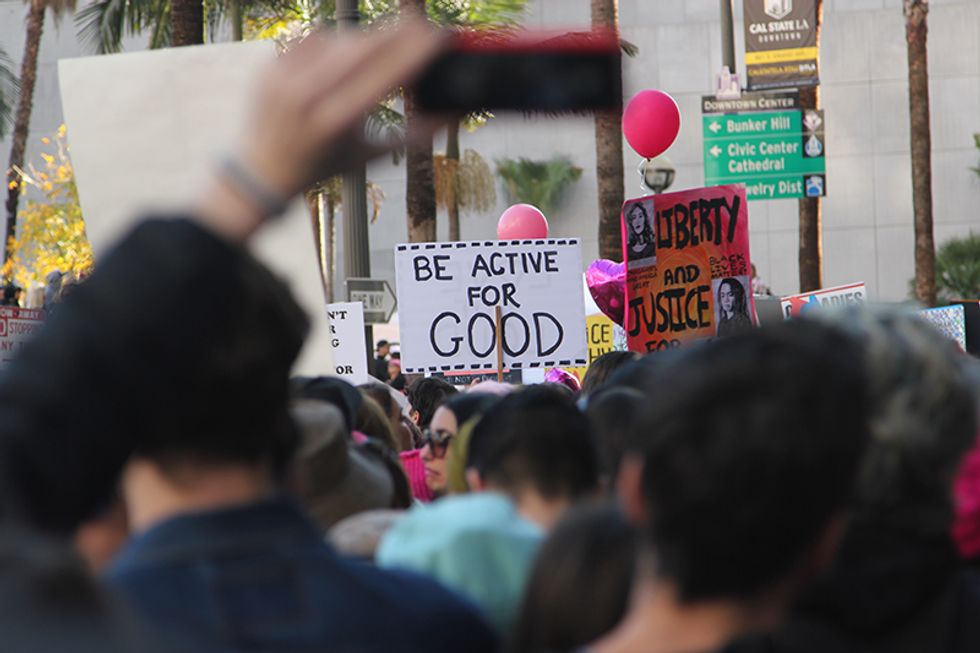On The Ground At The Massive Women’s March In LA