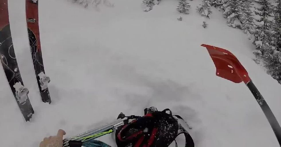 Gut-Wrenching POV Avalanche Footage Shows How Frantic And Desperate The Rescue Effort Can Be