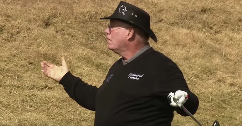 This Amateur Golfer Didn’t Know He Sank A Hole-In-One On National TV...Until He Heard The Crowd