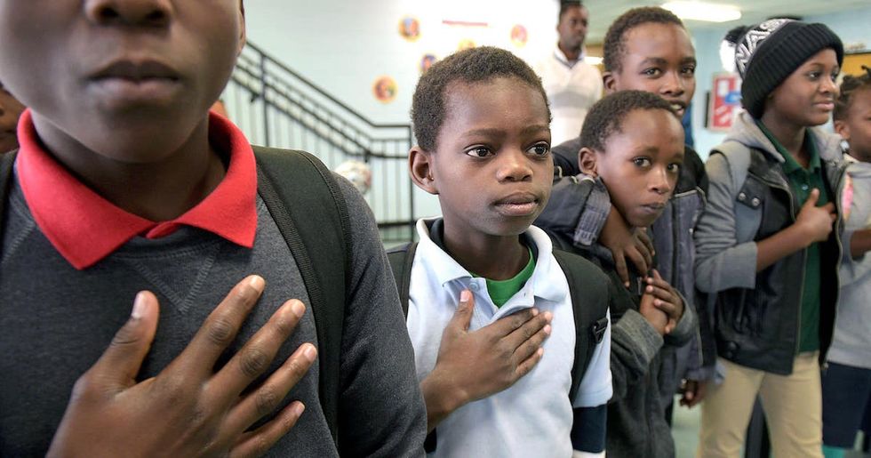 Teacher Challenges The President To Come Meet Her Refugee Students