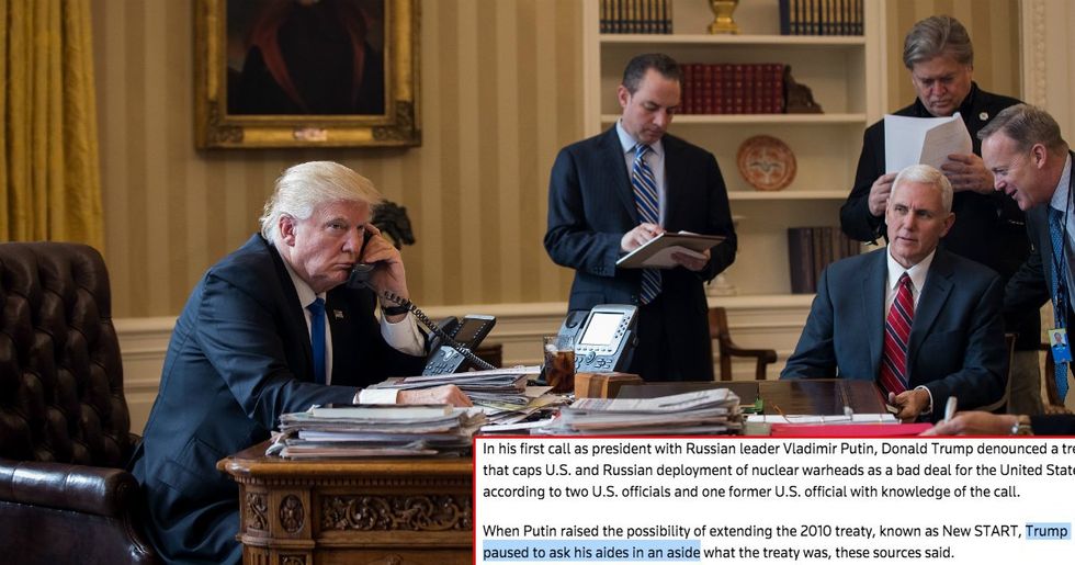 Embarrassing Details Just Leaked From Trump’s First Phone Call With Putin
