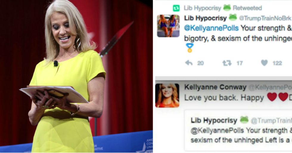 Kellyanne Conway Denies Sending “Love you” Tweet To White Nationalist