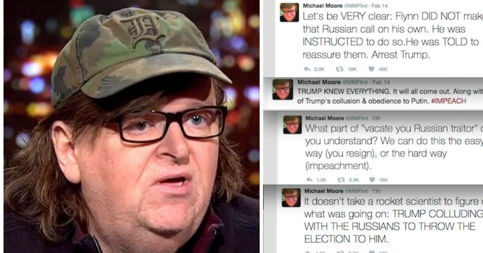 Michael Moore Calls For Trump’s Arrest