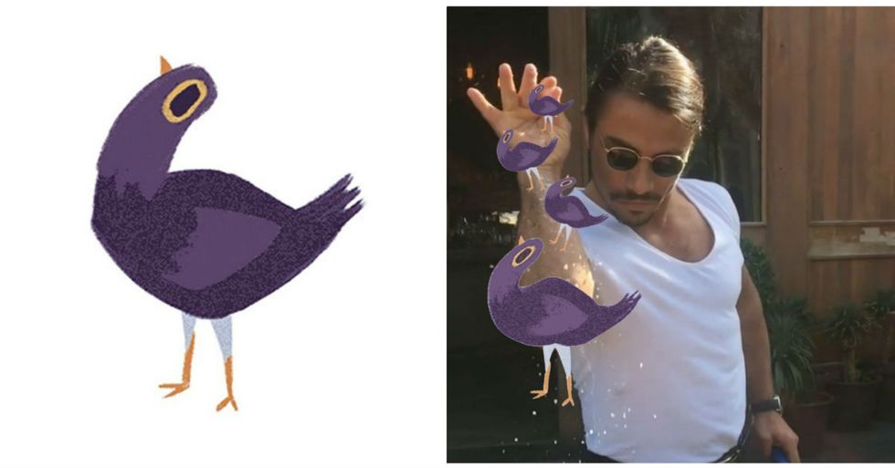 Why You’re Seeing This Annoying Purple Bird All Over Your Facebook Page