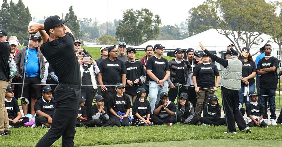 Nike Golfers Wear All Black In Support Of The Company’s Equality Message