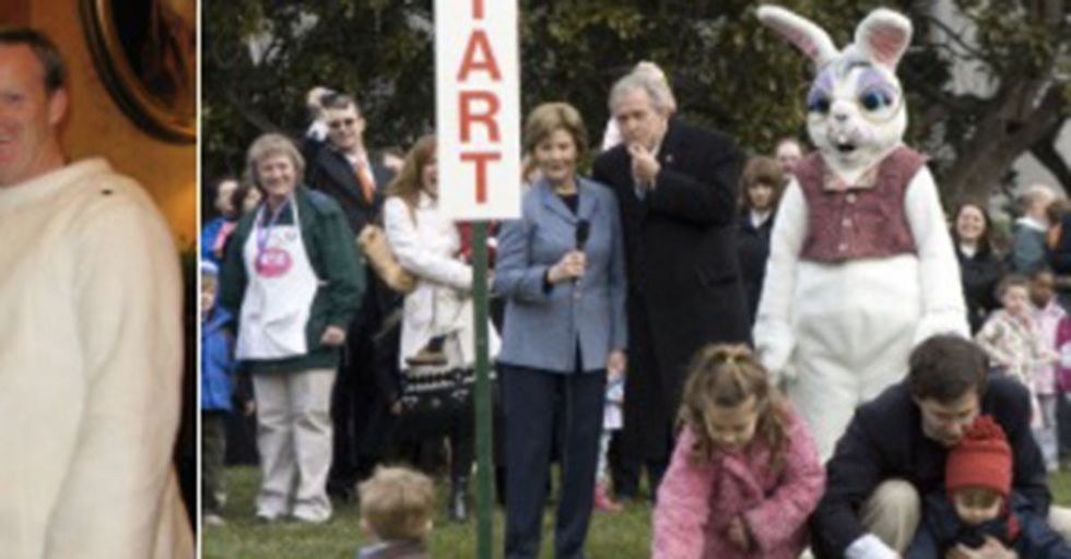 Before He Was Yelling At Reporters, Sean Spicer Was The White House Easter Bunny