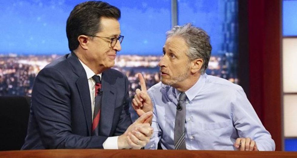 Jon Stewart Points Out The Two Words Donald Trump Always Uses When He Lies