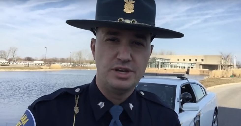 Snarky State Trooper Offers A PSA On A Cutting-Edge New Auto Feature...The Turn Signal