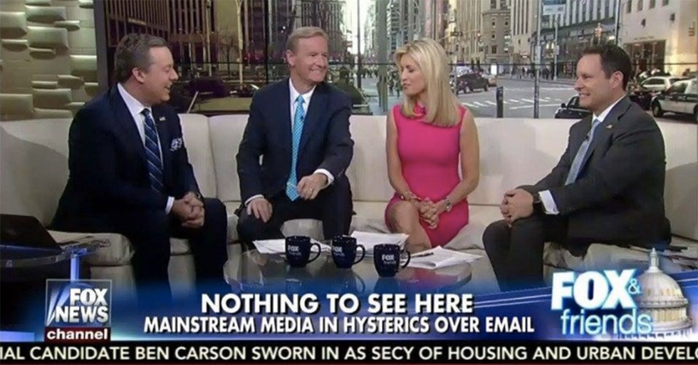 Graphics Show Fox News Takes Two VERY Different Approaches To The Clinton/Pence Email Scandals