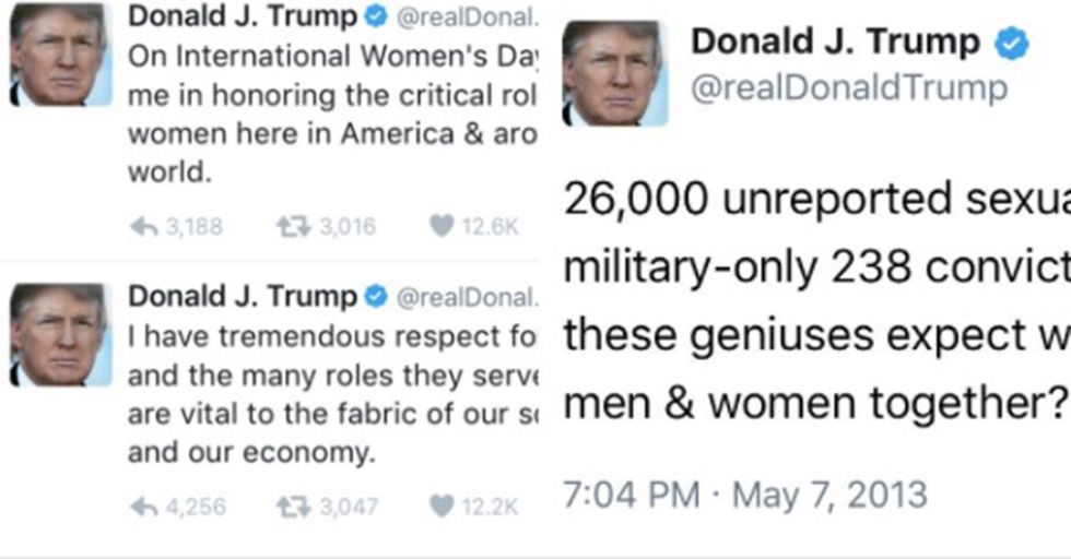 Donald Trump Tweeted A Message For International Women’s Day, And People Were Having None Of It